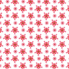 seamless pattern with snowflakes