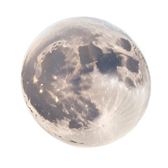 moon isolated on white