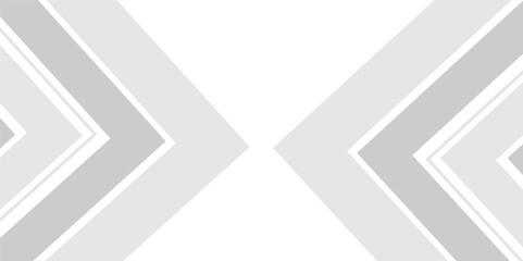 Abstract modern geometric white and grey gradient arrow shape concept texture banner background. design for poster, template, texture, website, banner, vector illustration.