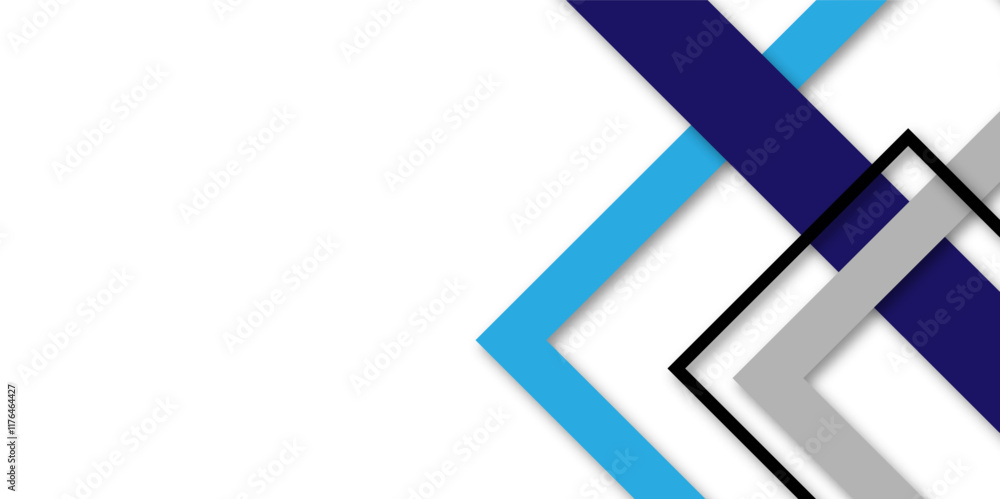Aufkleber abstract geometric colorful gradient arrow shape concept texture banner background. design for poste