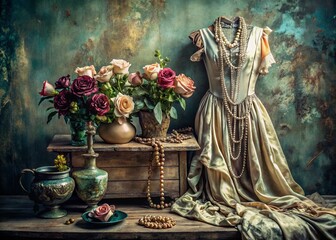 Vintage Fashion Still Life Photography: Elegant Decay & Retro Chic