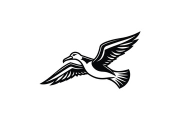 flying bird silhouette