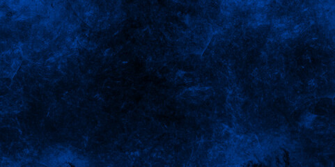 blue and black brush stoke design. hand painted grunge blue wall texture. dark blue rough design background. 