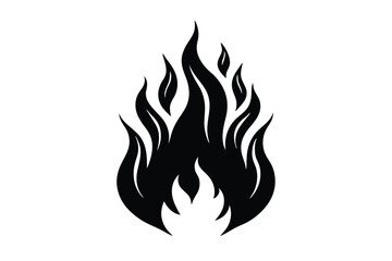 Naklejka premium fire and flames