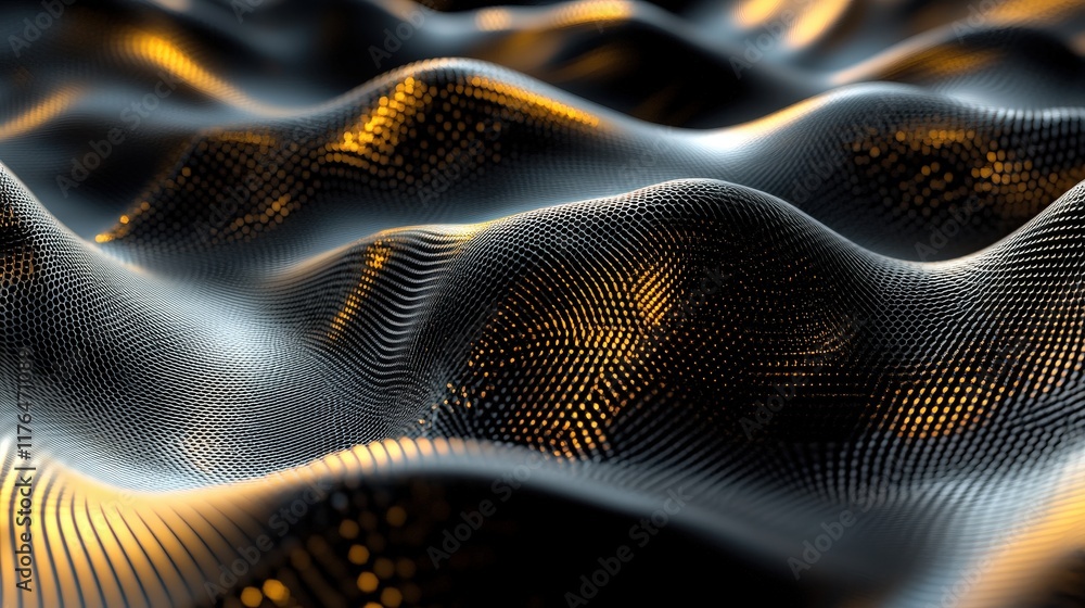 Poster abstract futuristic technology background with waves and patterns representing digital innovation an