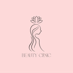 beauty care logo design, premium wellness design