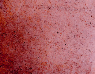 full frame abstract red weathered grunge surface blank rough texture background