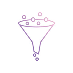 Conversion Rate Optimization icon isolated on a white background. Vector illustration.