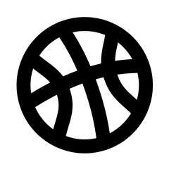 Obraz premium Basketball Icon, Simple Line Icon