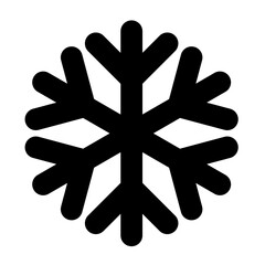 Snowflake Icon, Simple Line Icon