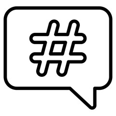 Hashtag Icon