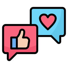 Obraz premium Social Media Icon