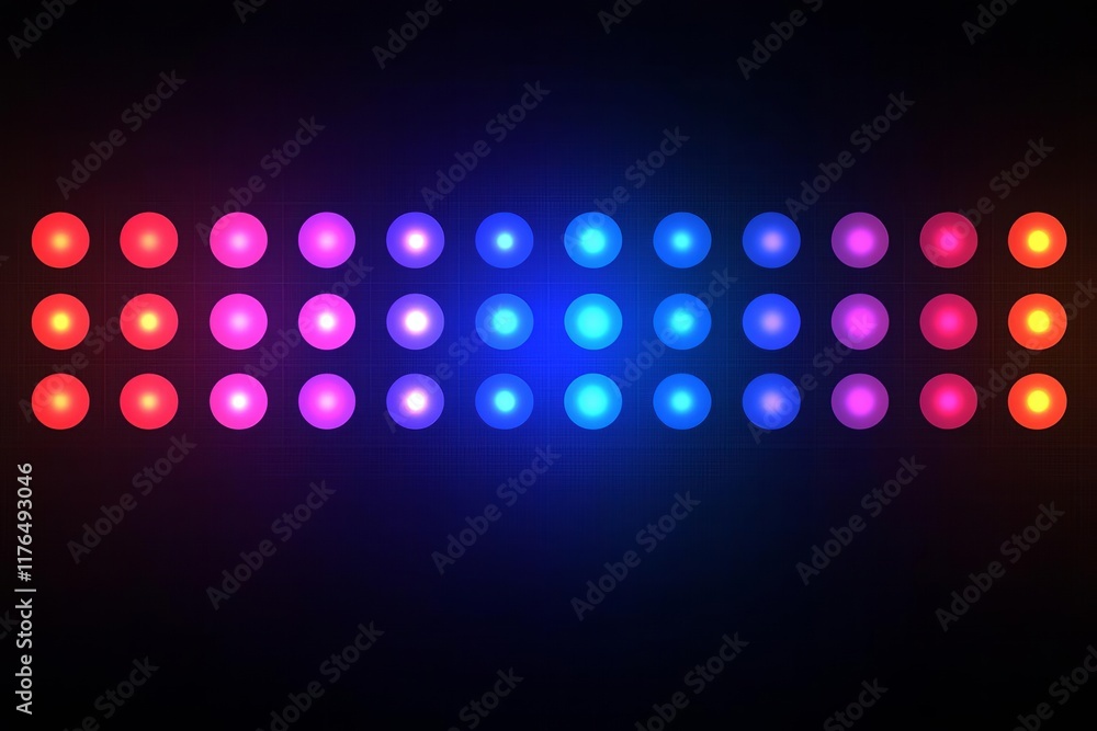 Poster basic rgb abstract gradient blurred pattern colorful with realistic grain noise effect background