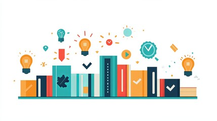 academic growth in digital era, Growth Strategies in the Digital Era Concept Illustration