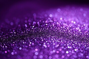 Purple glitter magic background. Defocused light and free focused place for your design. , isolated on white background,  , copy space for text,