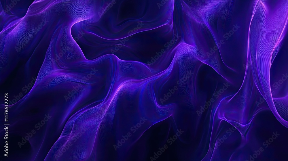 Poster soft, undulating water effect with smooth ripples and abstract shapes, offering space for messaging 
