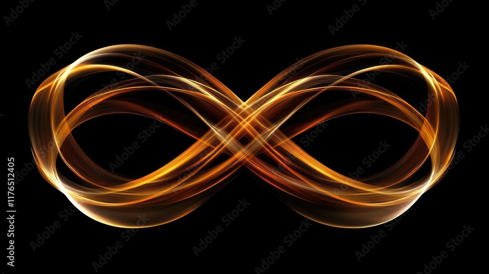 Poster subtle, flowing lines crossing over each other with a glowing effect, offering a minimalist design w