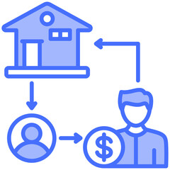 Obraz premium Broker Icon