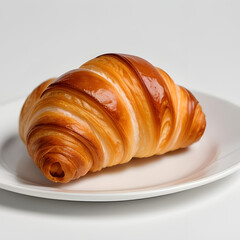 croissant on a plate