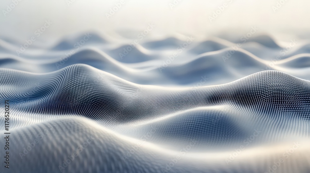 Poster futuristic white abstract waves background design for technology and creative projects with smooth f