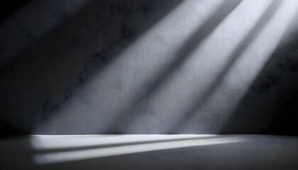 light in the darkness, Gray background for product presentation with beautiful lights and shadows