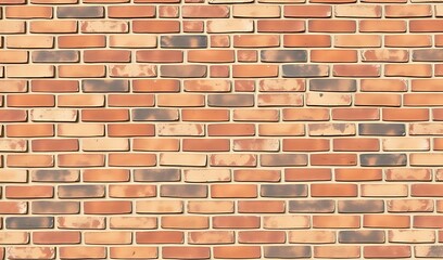 Obraz premium Rustic Red Brick Wall Texture. AI Generated