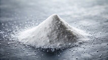 White Powdered Sugar Baking Ingredient on Clean Surface - Culinary Stock Photo