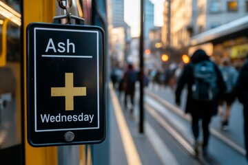 Urban Commuters on Ash Wednesday: A Snapshot of City Life and Religious Tradition