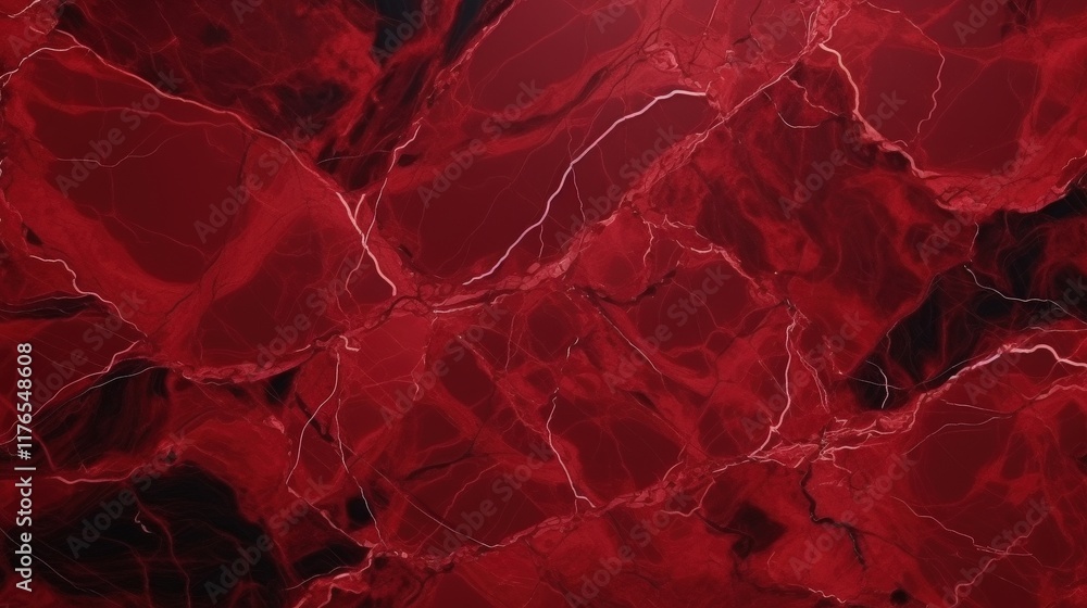 Poster abstract red marble texture pattern for stackable tiles design with elegant and modern aesthetics pe