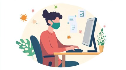 hooded hacker online security concept