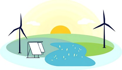Obraz premium renewable energy sources