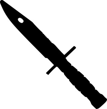 1 Black M9 Knife