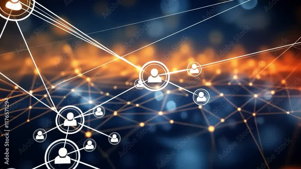 Poster global network connection