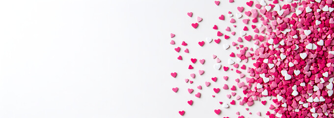 Wishing Happy New Year written in stylish black font on a vibrant coral background, with dynamic, flowing lines in soft pink.
