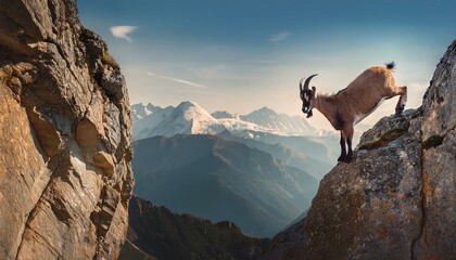 Habitats of mountain goats living in the geography of the Taurus Mountains