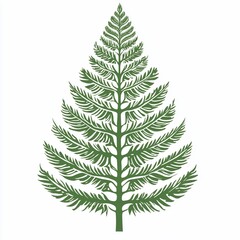 Stylized illustration of a fir tree.