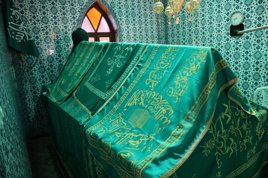 Religious places, Seyit Ahmet Tomb. Akhisar, Manisa, Turkey.