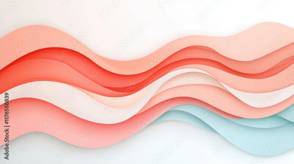 Poster an abstract background with smooth gradients and flowing lines, creating a sense of movement, fluidi