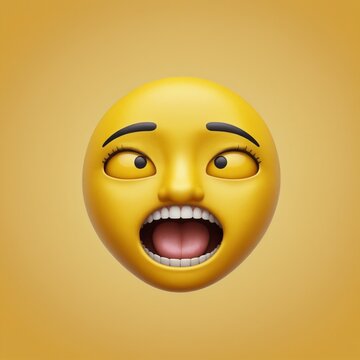 A zipper-mouth emoji face with a neutral expression, symbolizing secrecy or the desire to keep something hidden in bright yellow tones.