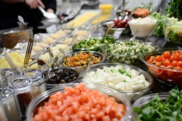 Obraz premium catering buffet table