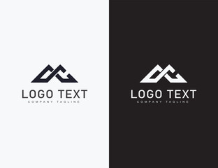 Modern minimalist symmetry logo concepts