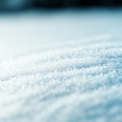 Obraz premium White snow glows under the soft light of a chilly winter sky, winter time, chill white