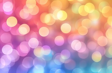 Fototapeta premium Abstract background with colorful blurred lights and neon colors.