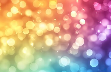 Fototapeta premium Abstract background with colorful blurred lights and neon colors.