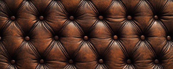Fototapeta premium Brown leather texture background