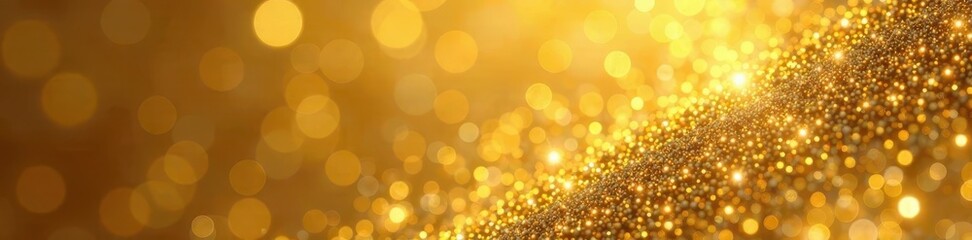 Obraz premium Shimmering gold foil, subtle light highlights, shine, surface