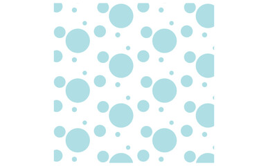 ランダムに配置された、水色のドット柄の背景素材