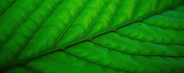 Intricate veins, vibrant green, close-up palm leaf texture , nature, green leaf, rainforest