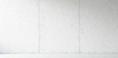 Fototapeta premium Smooth white concrete wall, fine plaster finish , photography, building, simple