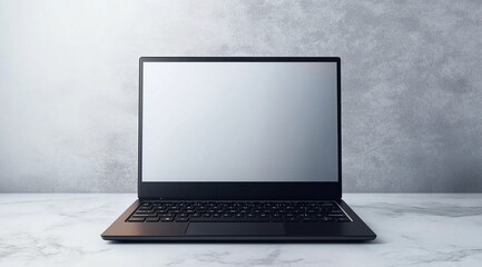 Fototapeta premium Gadget, a laptop with space for text, created using Generative AI technology.